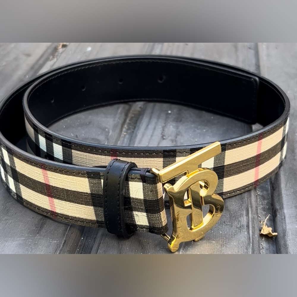 Burberry canvas belt